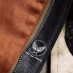 Blouson cuir aviateur A-2 américain noir vintage (10)