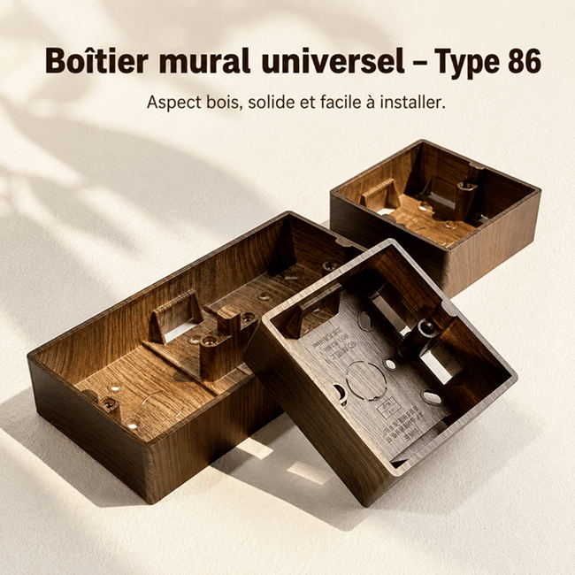 Boîtier mural type 86 aspect bois vintage (1)