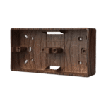 Boîtier mural type 86 aspect bois vintage