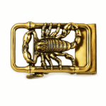 Boucle automatique de ceinture dorée grand scorpion (1)