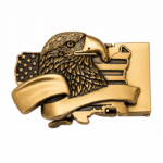 Boucle automatique dorée aigle pour sangle crantée 3,5 cm (1)