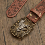 Ceinture cowboy femme boucle cheval (2)