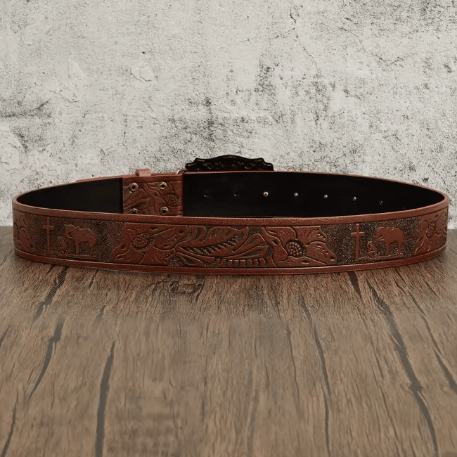 Ceinture cowboy femme boucle cheval (3)
