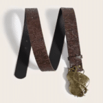 Ceinture cowboy femme boucle cœur sculptée style rétro (2)