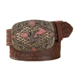 Ceinture cowboy femme grande boucle aigle (2)