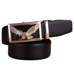 Ceinture cowboy grande taille boucle automatique aigle américain
