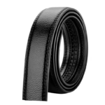 Ceinture cowboy noir cuir pour boucle automatique (5)