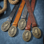 Ceinture de chasse boucle sanglier vintage (7)