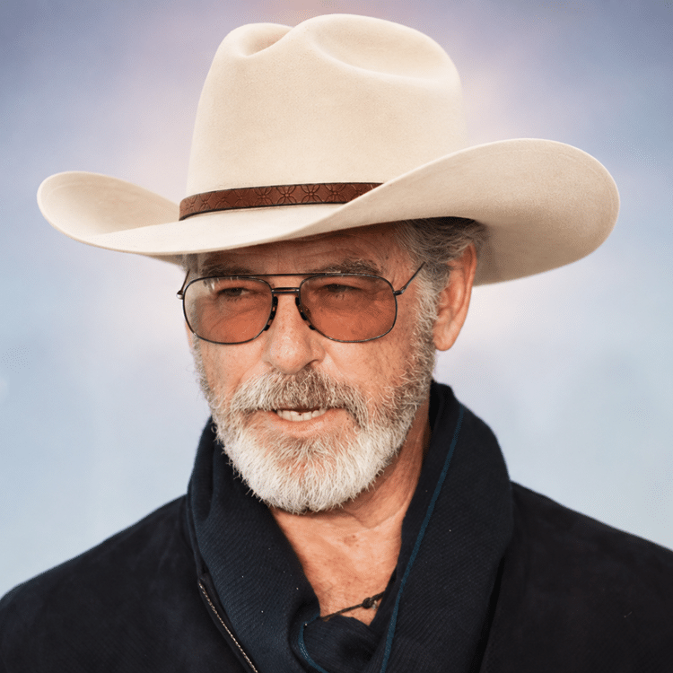 Chapeau de cowboy homme ivoire feutre de laine