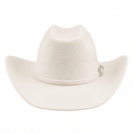 Chapeau de cowboy homme​ blanc larges bords relevés (1)