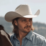 Chapeau de cowboy homme​ blanc larges bords relevés (5)