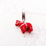 Charm pendentif cheval rouge en argent (6)