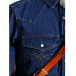 Chemise cowboy homme coton bleu broderies western (4)