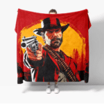 Couverture Red Dead Redemption 2 rouge et noire