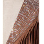 Gilet cowboy déguisement enfant à franges et strass (5)
