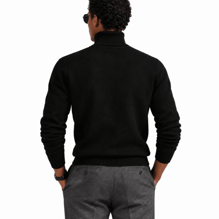 Pull col roulé homme (3)