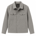 Surchemise country grise motif damier (3)