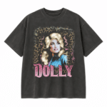 T-shirt cowboy noir Dolly 100 % coton