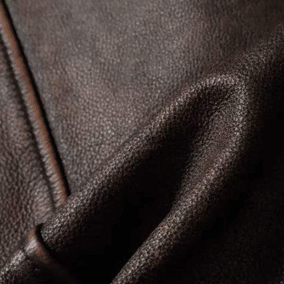 Veste cowboy homme en cuir de vachette vintage style biker (2)