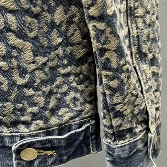 Veste cowboy style trucker vintage 100 % coton (2)