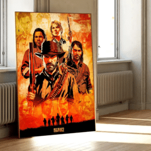 Affiche Red Dead armes western