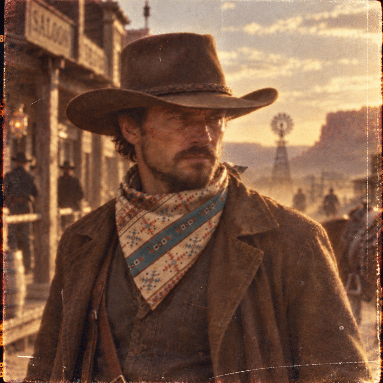 Bandana cowboy Sud-Ouest américain (2)