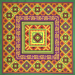 Bandana cowboy motif mésoaméricain