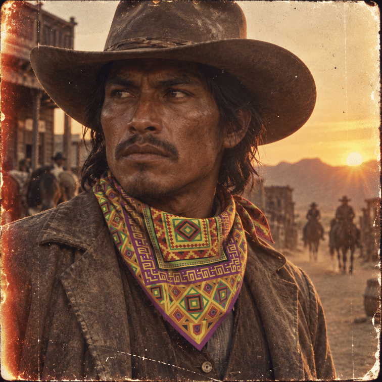 Bandana cowboy motif mésoaméricain (2)