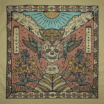Bandana cowboy vintage années 80 léopard (1)
