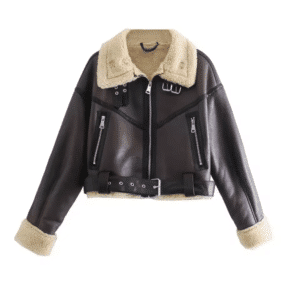 Blouson hiver femme style aviateur vintage