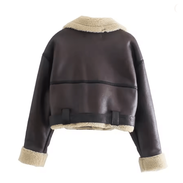 Blouson hiver femme style aviateur vintage (3)