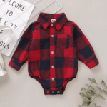 Body bébé chemise carreaux rouge et noir (2)