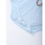 Body bébé cowboy bleu marron (4)