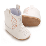 Bottes cowboy bébé blanches (5)