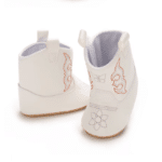 Bottes cowboy bébé blanches (6)