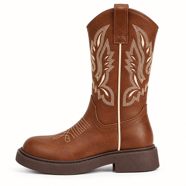 Bottes enfant cowboy garçon fille pour extérieur (1)