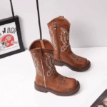 Bottes enfant cowboy garçon fille pour extérieur (5)