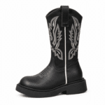 Bottes enfant cowboy noires pour extérieur (1)
