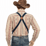 Bretelles cowboy élastiques mousquetons dos en X (2)