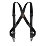 Bretelles cowboy noires en X vintage (1)