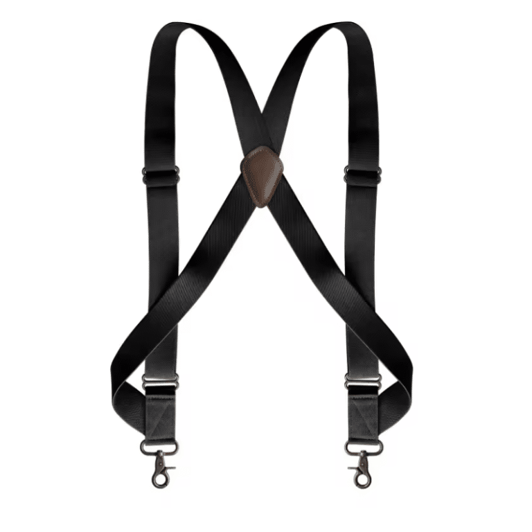 Bretelles cowboy noires en X vintage (1)