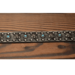 Ceinture cowboy cuir grande boucle motifs western (2)