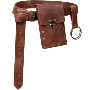 Ceinture cowboy et sacoche vintage