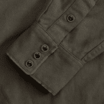 Chemise cowboy homme traditionnelle kaki brodée 100 % coton (9)