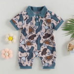 Combinaison bébé cowboy cactus et fers à cheval (8)