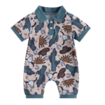 Combinaison bébé cowboy cactus et fers à cheval (9)