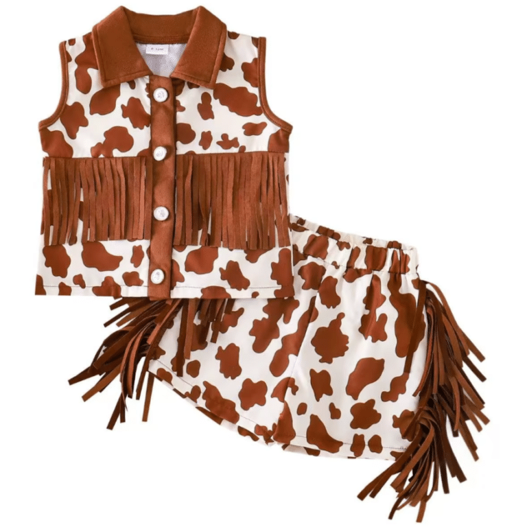 Déguisement cowboy bébé à franges marron (1)