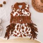 Déguisement cowboy bébé à franges marron (3)