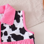Déguisement cowboy bébé à franges roses (3)