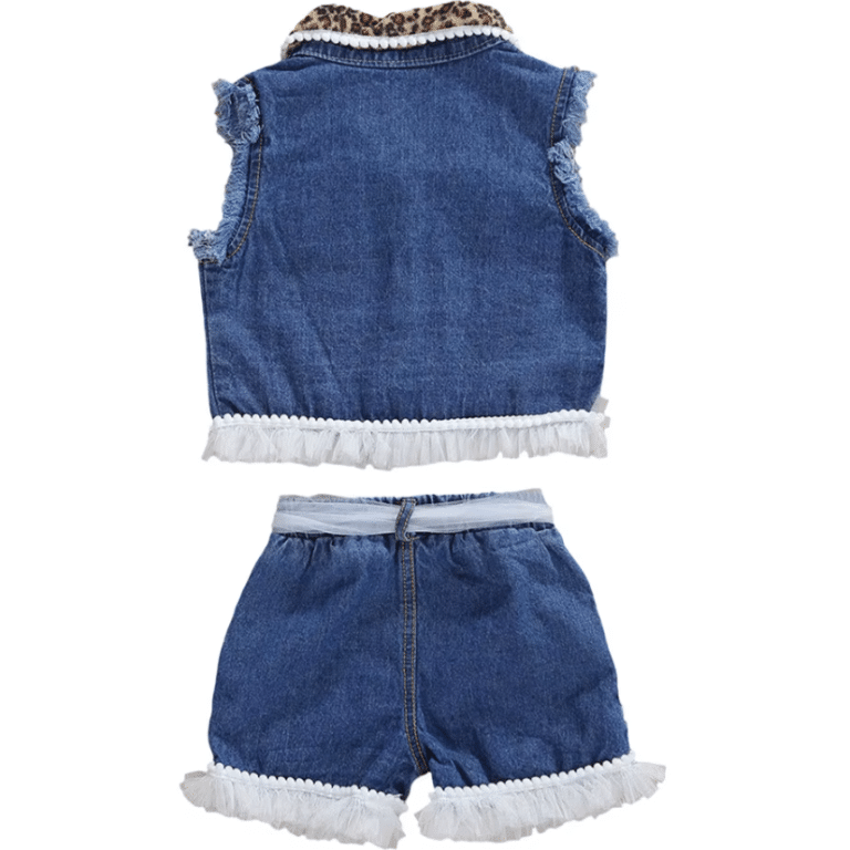 Ensemble bébé cowboy motif léopard volants blancs (1)